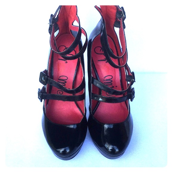 Promise platform strappy stilettos SZ 8.5 - Picture 2 of 10